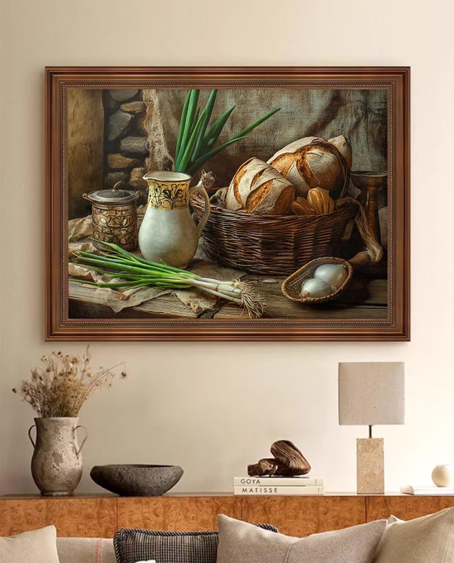 Kuchnia Malowanie po numerach Pan Malowanie według numerów Dzieci, DIY Kolorowanka Dorośli Początkujący Kolor według numerów Zestaw Malowanie pędzlami Pigment Akrylowy na jesień Home Room Decoration