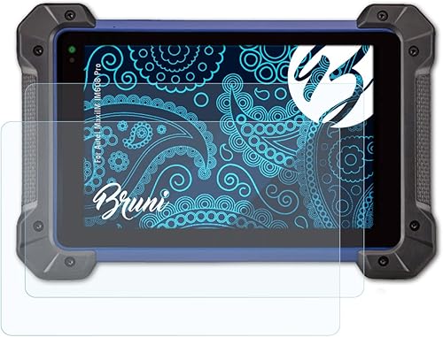 Bruni Protector de pantalla compatible con Autel MaxiIM IM608 Pro Protector Film, película protectora transparente (2X)
