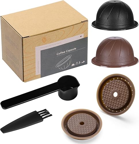 Miniatura 7 de 4 cápsulas de café recargables Vertuo reutilizables 5.1 fl oz 7.8 fl oz Cápsulas de café Vertuo Cápsula compatible con VertuoLine Vertuoline Pod con