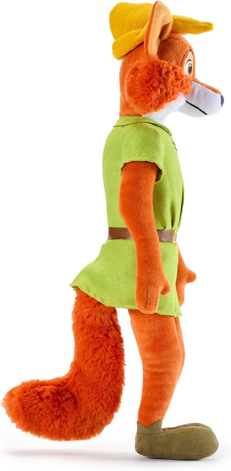 Disney Store Official Robin Hood Plush - Soft Plush Figure Toy 15 1/2" with Detailed Sculpting & Embroidered Features - Part of The Disney Vault Collection for Kids & Collectors