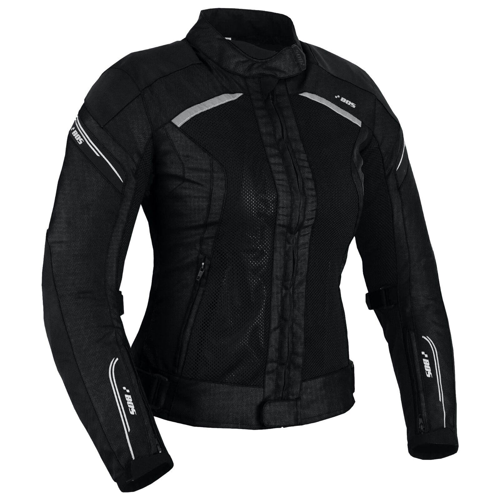 Motorradjacke Damen Sommer,Luftige Jacke mit Protektoren,Belüftete Damen Motorradjacke,Textiljacke Sommer mit Rückenprotekto
