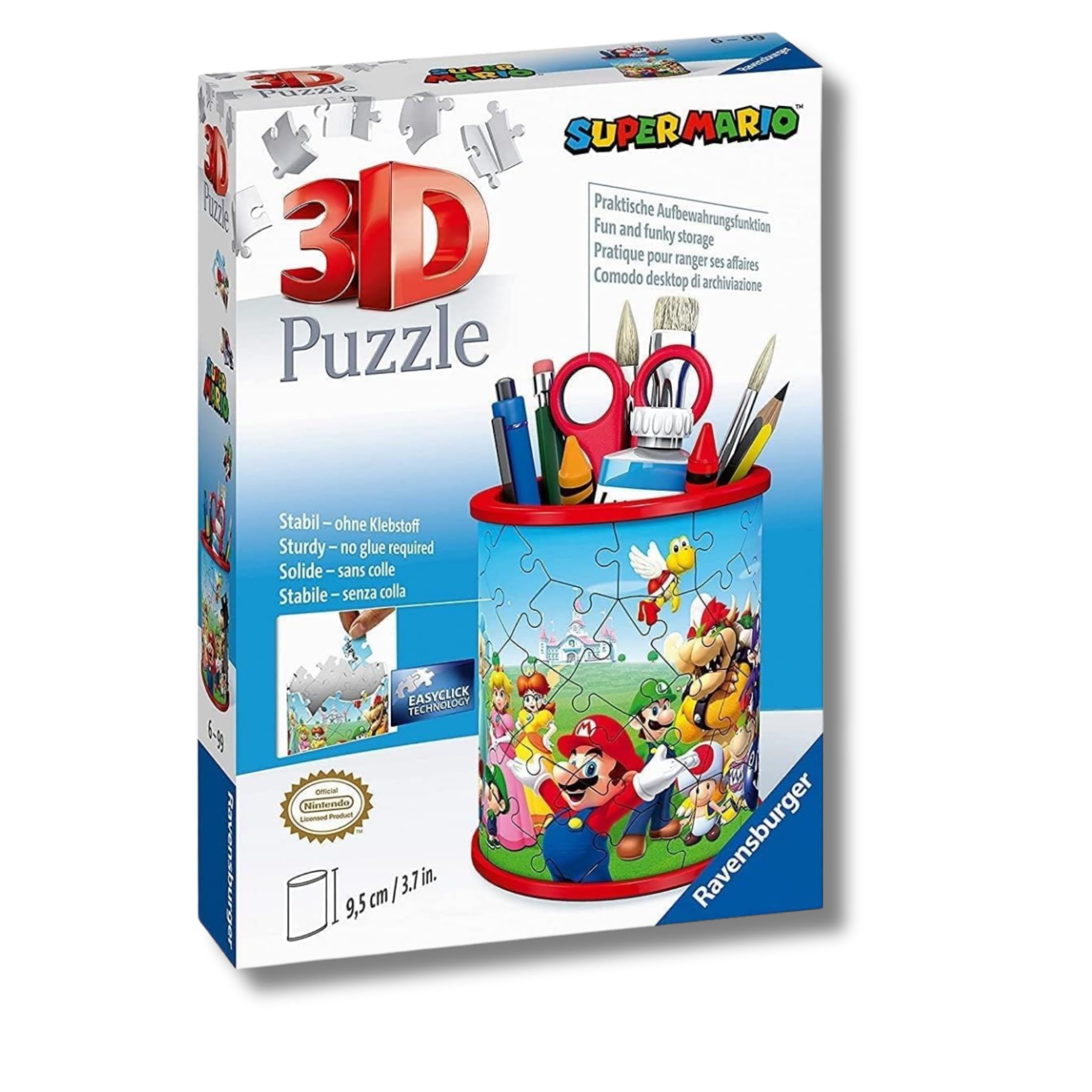 Ravensburger Puzzle 3D Super Mario Bros Portapenne 57 Pezzi