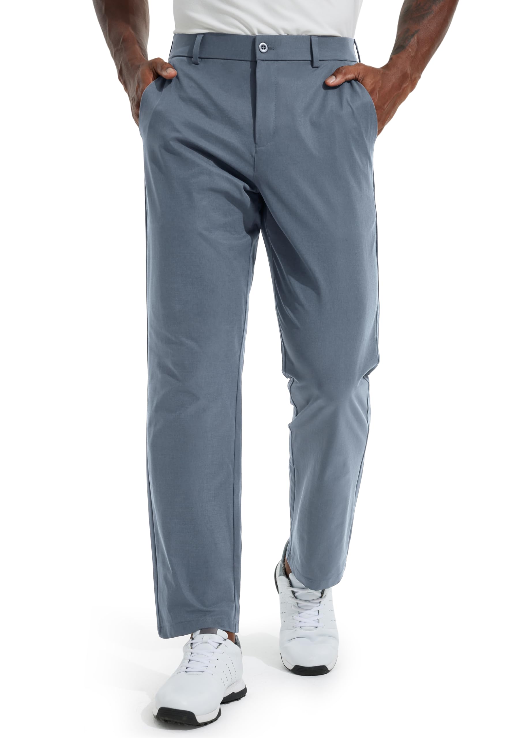 Men s Golf Pants 30/32/34 Lightweight Stretch Work Dress Office Travel Slacks