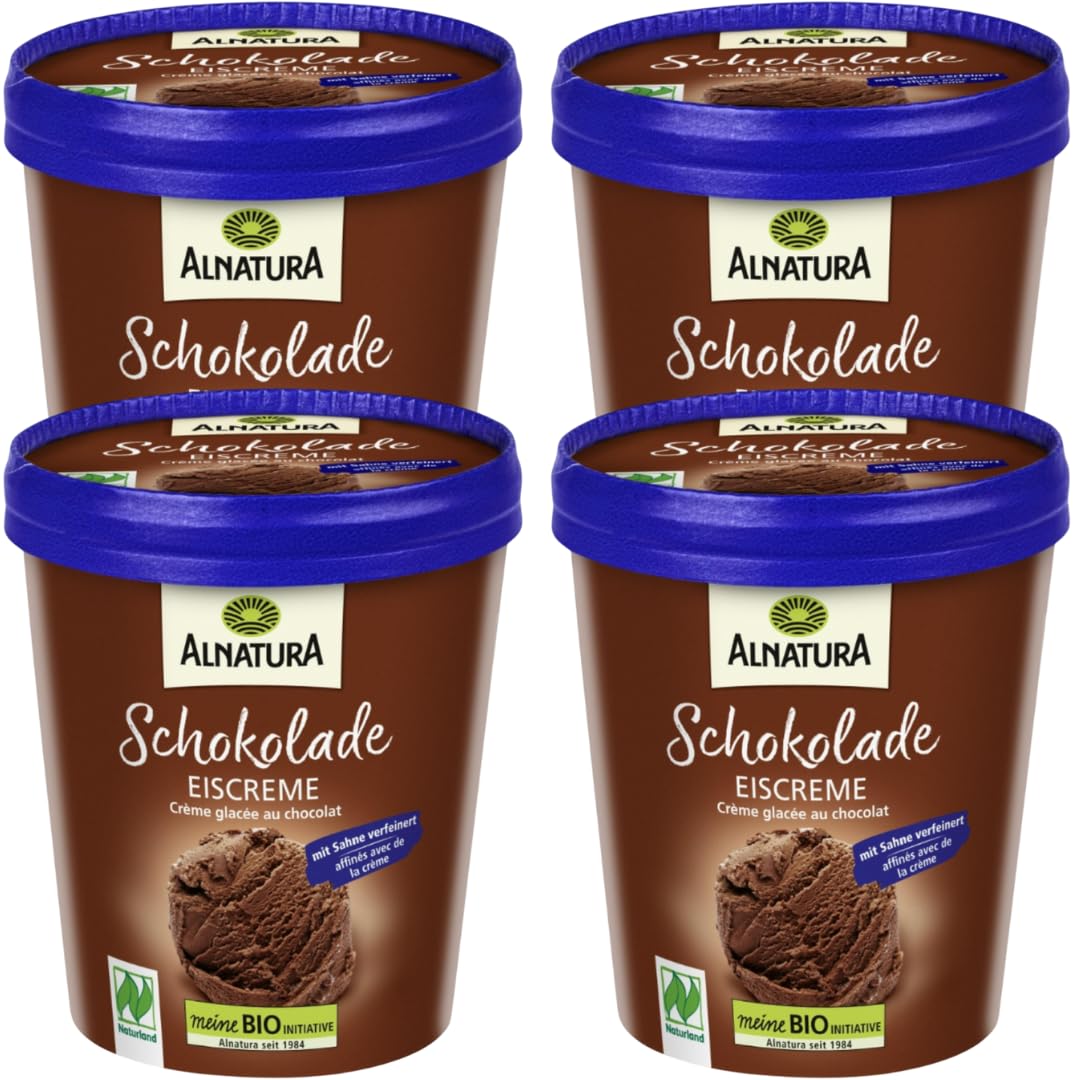 Alna Eiscreme Schokolade 500 Gramm, 4 er