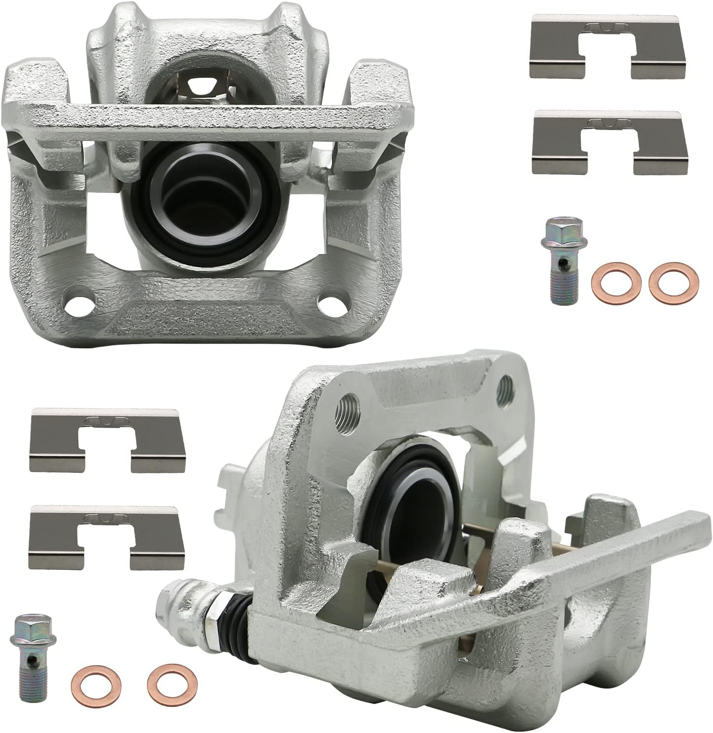 Chefull 2PCS Disc Brake Caliper Assembly with Bracket Compatible with Acura RDX 2013-2018 Honda CR-V 2007-2016(2007-2011 Built in Japan) Crosstour 2012-2015, Rear Left and Right, 19-B6887 19-B6886