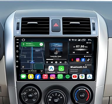 8 Core 32G ROM Upgrade Android 15 Car Radio for Toyota Corolla 2009-2013