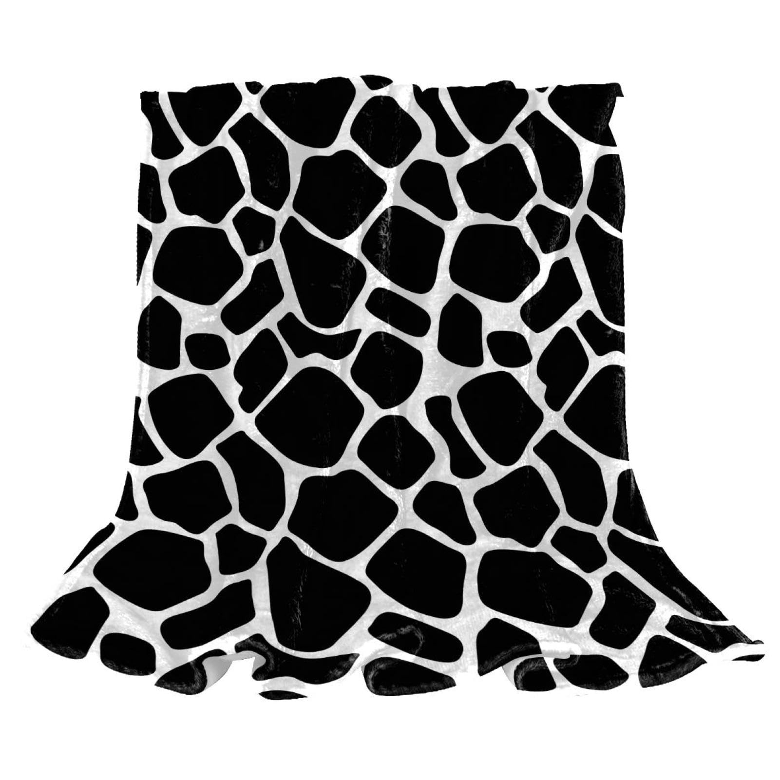 Couverture polaire vache microfibre chaude et douce jeté de canapé