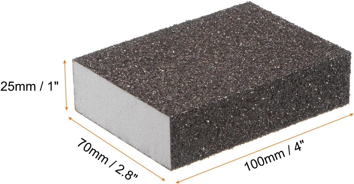Toolparts And Accessories 16pcs Coarse Sanding Sponge Blocks 80-100 Grit Foam Sanding Block 100x70x25mm (#CN#130824-05852)