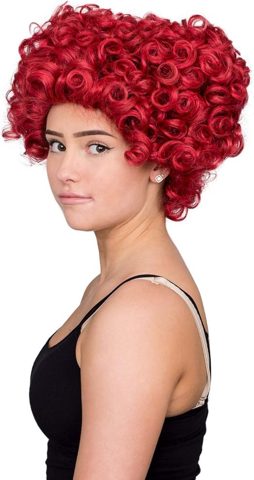 Adult Women's Halloween Costume Cosplay Winnie The Witch Deluxe Wig Burgundy