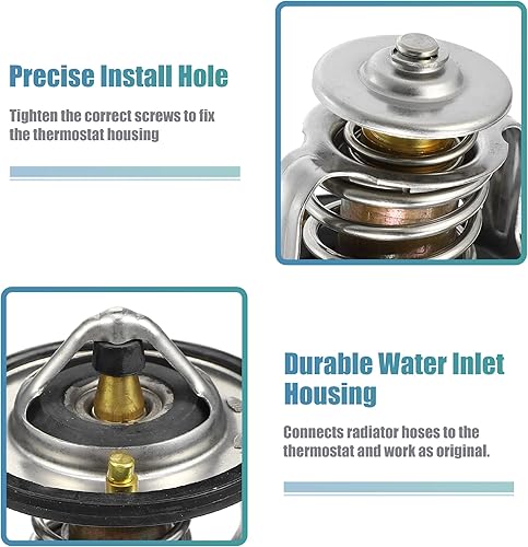Miniatura 5 de X AUTOHAUX 21200-EA000 Conjunto de carcasa del termóstato del refrigerante del motor para Nissan Altima Sentra Rogue