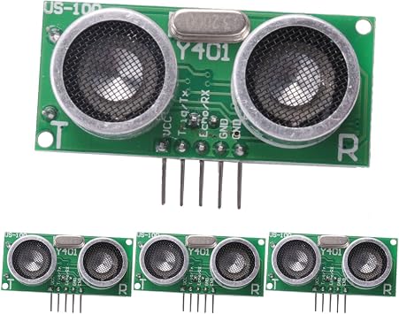 4PCS US-100 Ultrasonic Sensor Module DC 2.4V - 5V with Temperature Compensation Range Distance