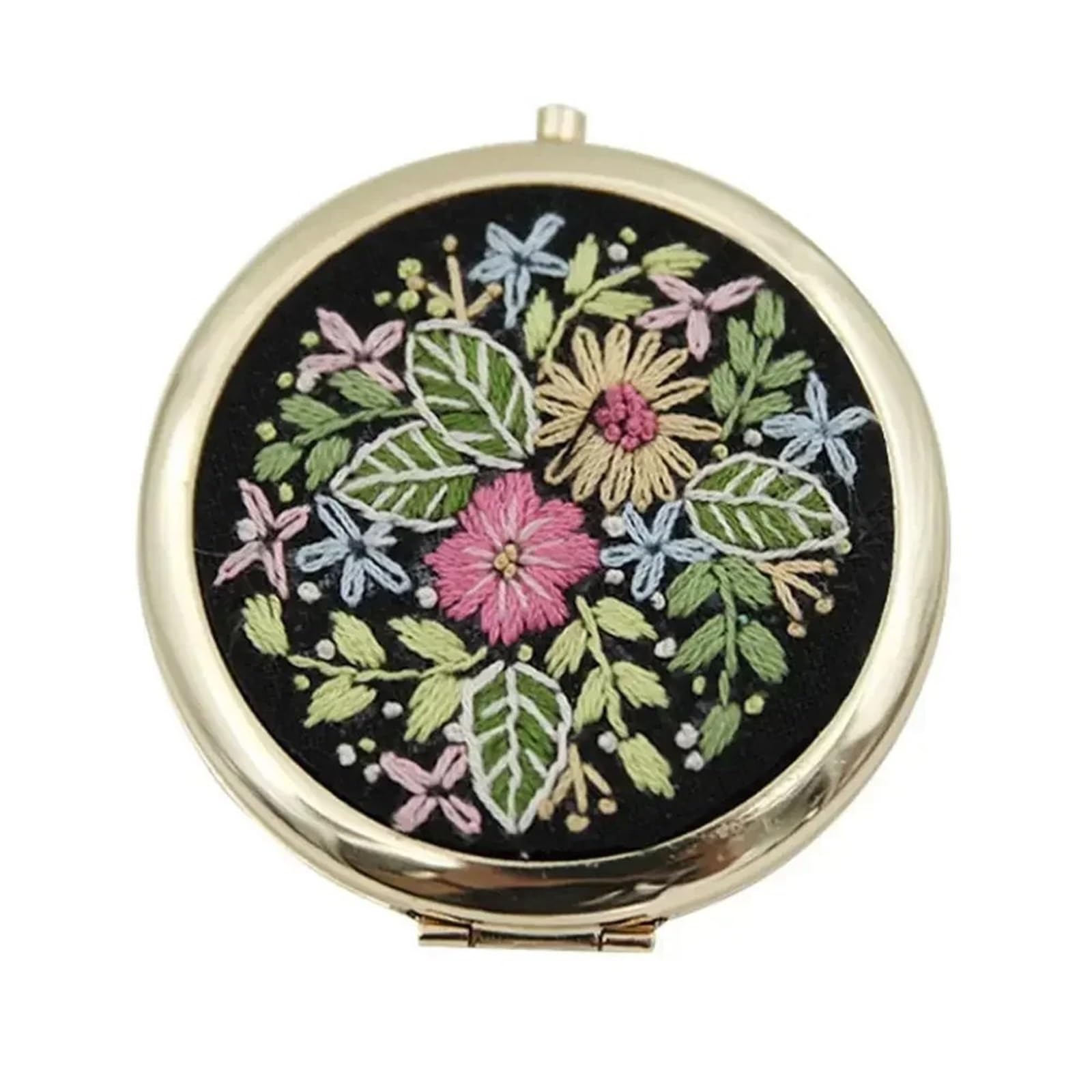 LKLNKVL embroidery, Embroidery Kit，Handcraft Needlework Cross Stitch Kit Double-Sided Mirror Material Package(Color 01)