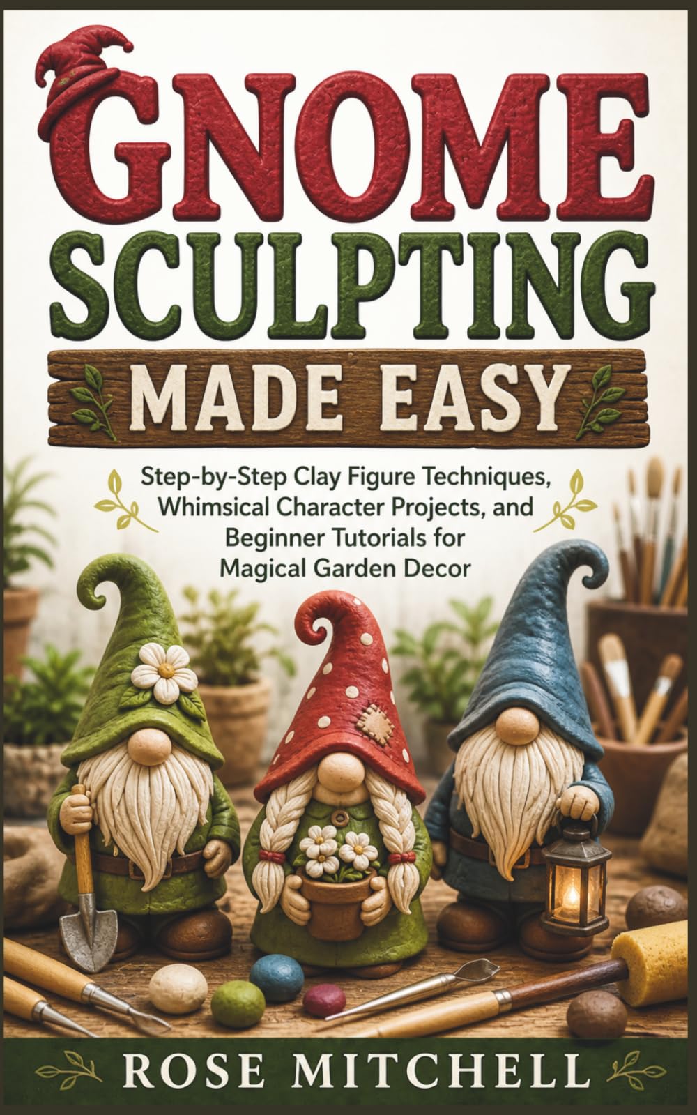 GNOME SCULPTING MADE EASY: Step-by-Step Clay Figure Techniques, Whimsical Character Projects, and Beginner Tutorials for Magical Garden Decor