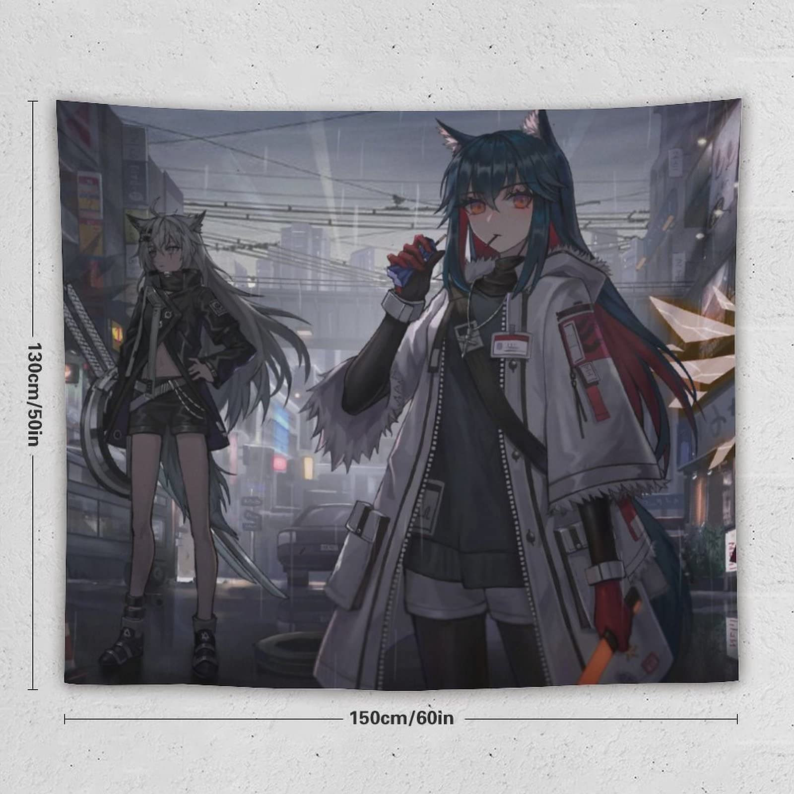 Amazon.co.jp: タペストリー アークナイツ テキサス エクシア 壁掛け