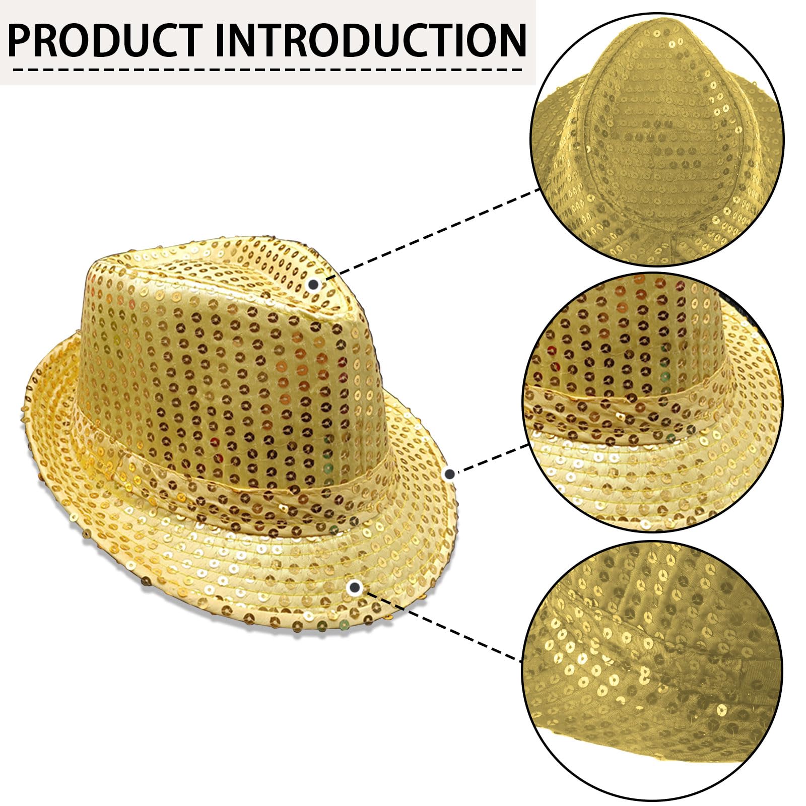 AWAVM Costume Kids Hat for Boy Girls Western Jazz Dance Hat - Image 3
