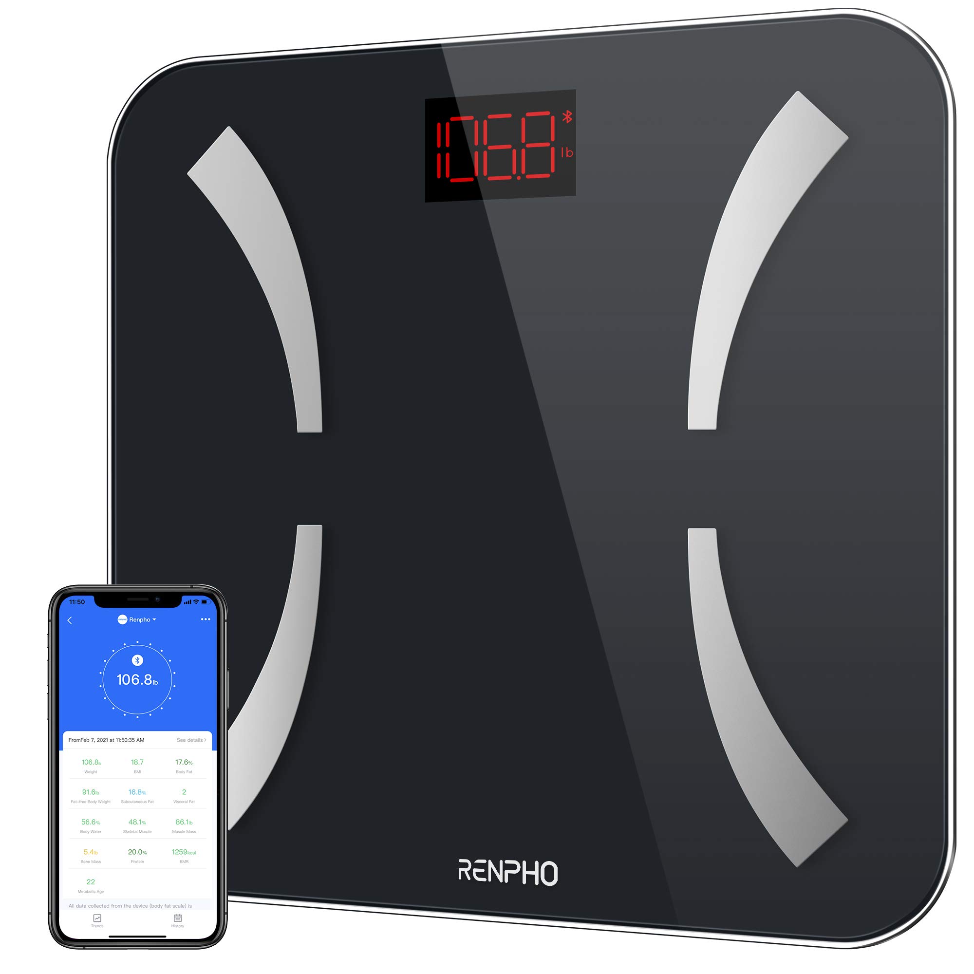 Buy RENPHO Body Fat Scales for Body Weight, Digital Bathroom Weighing