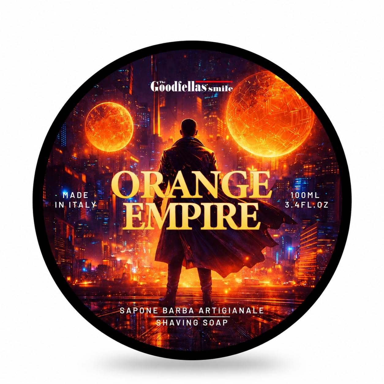 Goodfellas' Smile Orange Empire Shaving Soap, Made in Italy