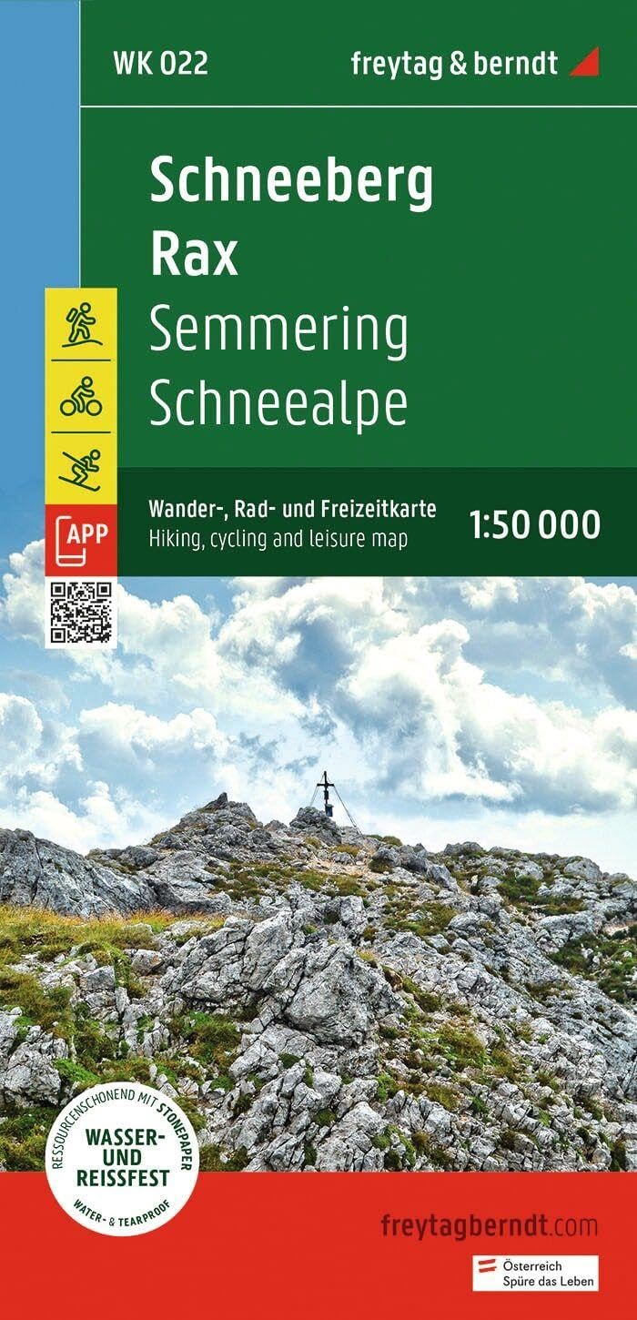 Schneeberg - Rax Hiking, cycling and Leisure Map: WK022: 22 (Wander-Rad-Freizeitkarte)