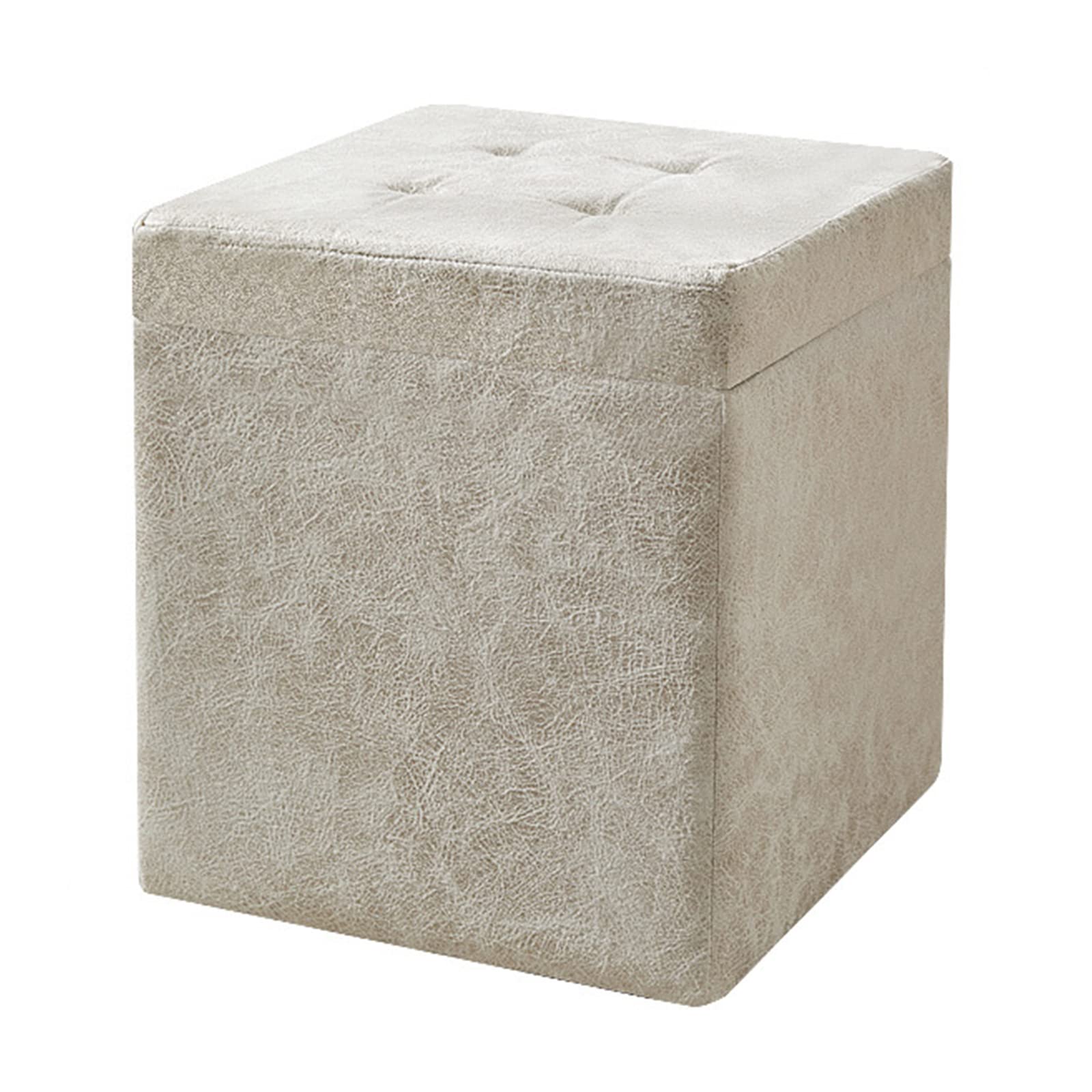 Repose-pieds gain de place beige pour optimiser les petits espaces