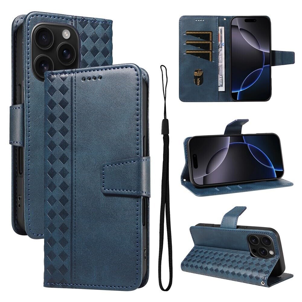 Generic Étui compatible avec iPhone Samsung Galaxy S10E (couleur : bleu) motif peint portefeuille en cuir à rabat magnétique étui arrière élégant fentes pour cartes