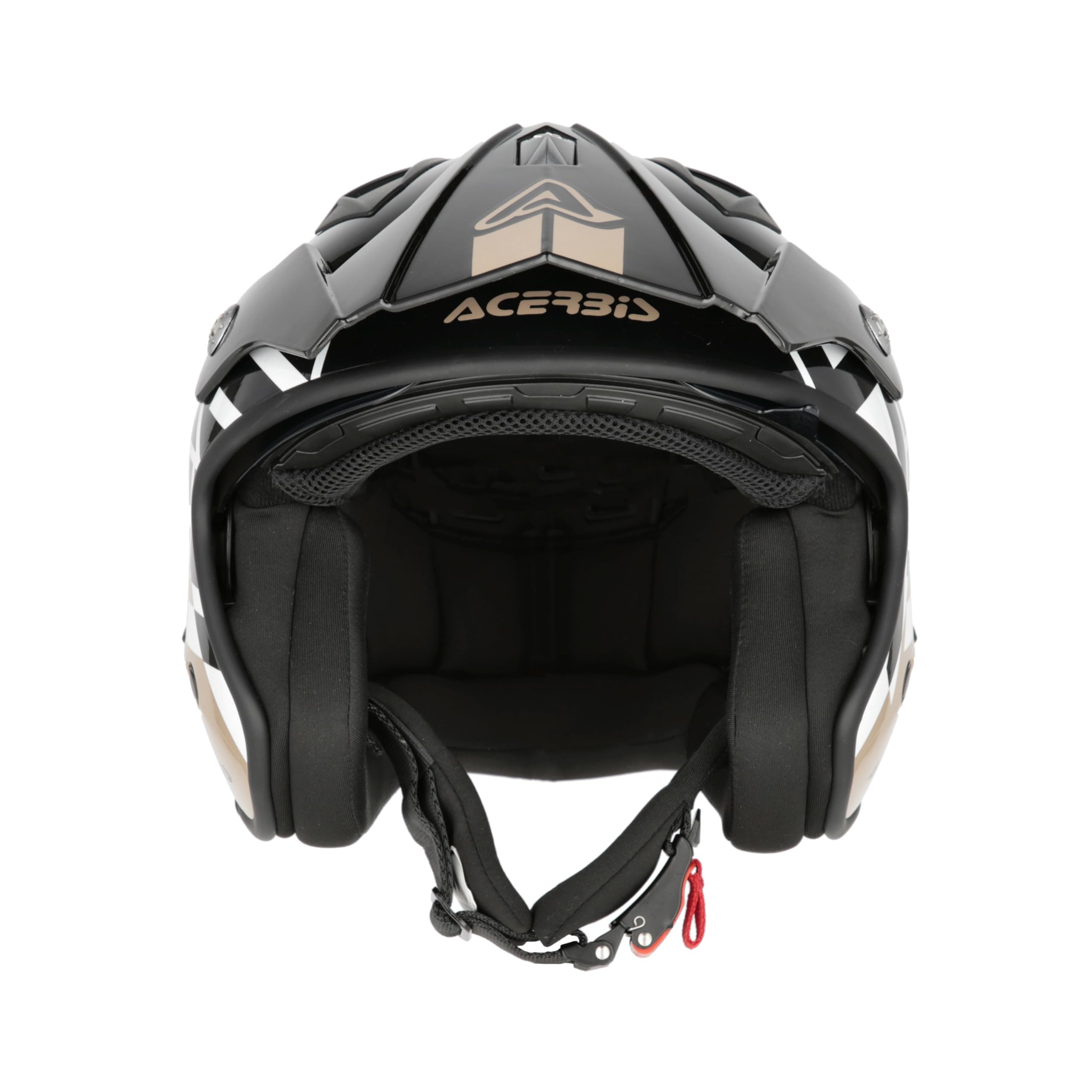 Casco Acerbis Helmet Jet Aria Trial 22.06 Negro Marrón Talla L