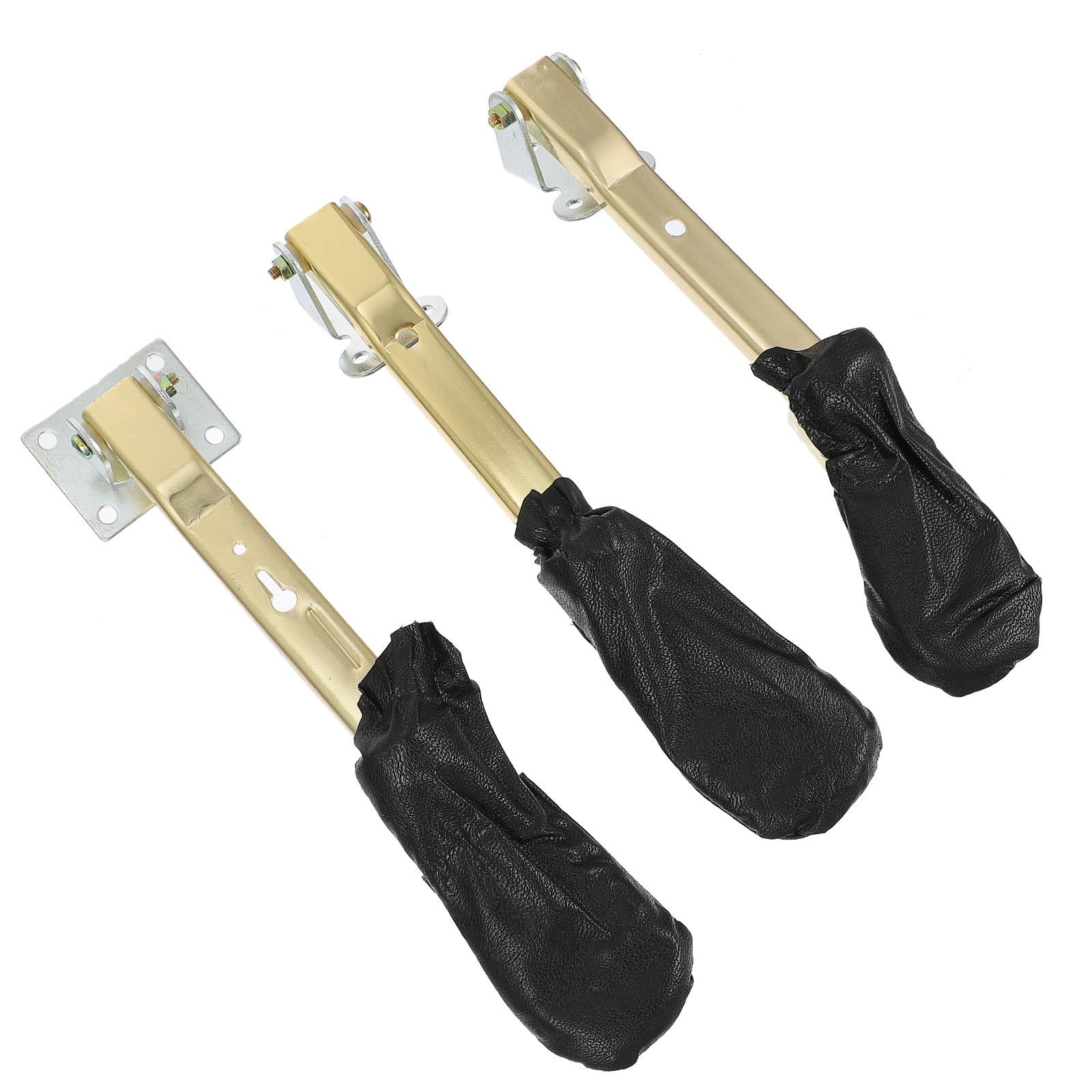 ULTECHNOVO Pedali per Pianoforte Verticale Resistenti in Metallo Dorato Set da 3 Accessori Durevoli per Pianoforti per Casa, Negozi Musicali e Palchi