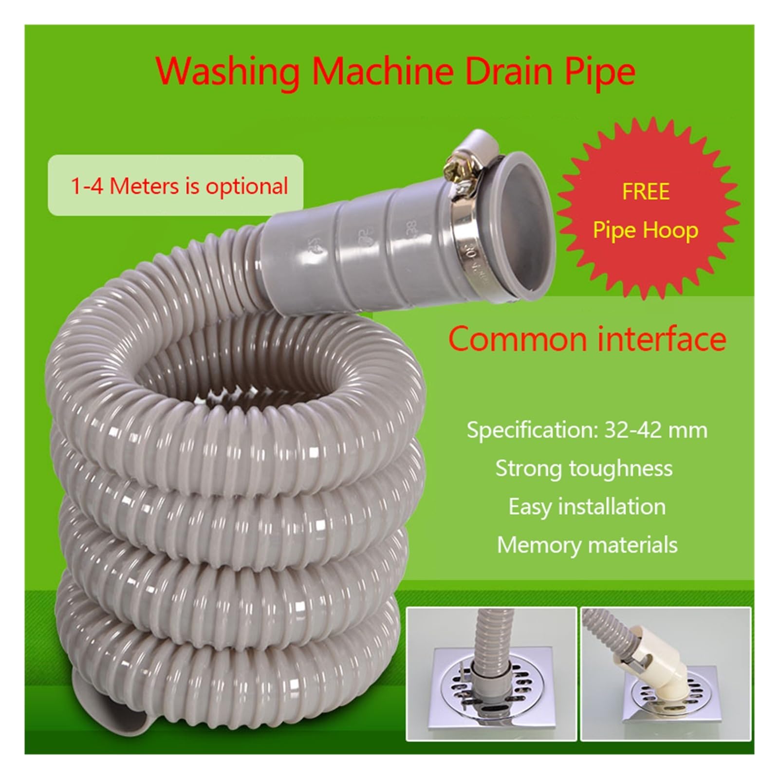 Tubo Di Scarico Del Tubo Di Scarico Della Lavatrice Completamente Automatica(3 m send pipe hoop)