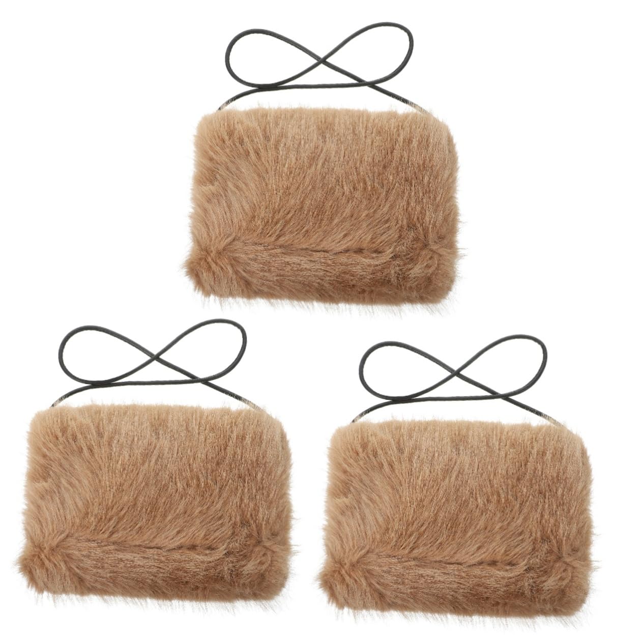 3piezas Calentador De De Sintética Manguito Portátil Para Invierno Elegante y Para Frío