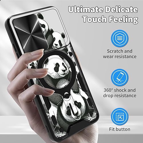 Vista 265 de Funda protectora híbrida para Samsung Galaxy A53 5G de 6.5 pulgadas y anillo giratorio de 360 grados, función atril, híbrida, de doble capa