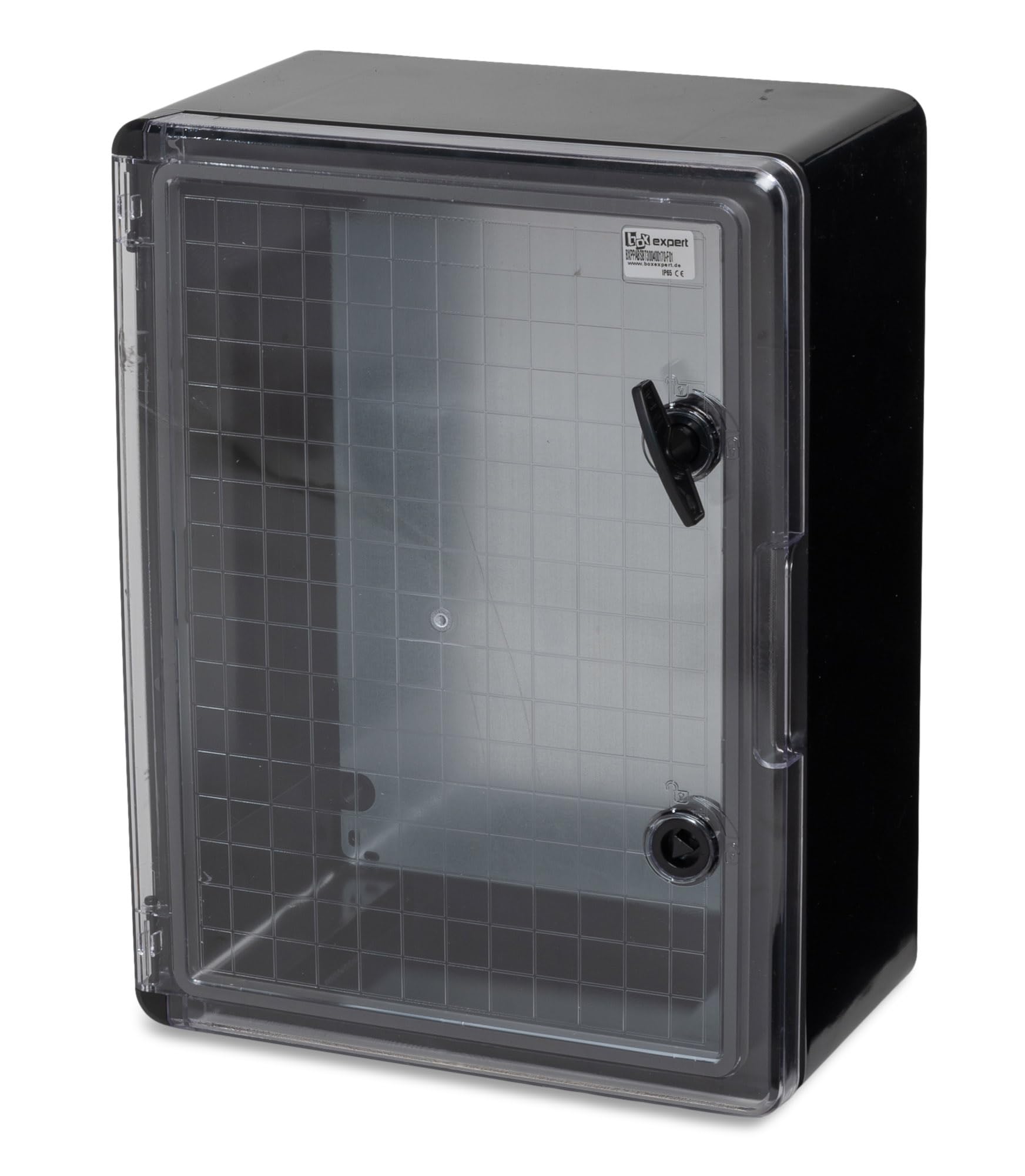 BOXEXPERT cassetta di distribuzione esterno IP65 ABS 400 x 300 x 170 mm Fleet, impermeabile, armadio elettrico/wand, custodia industriale vuota, nera