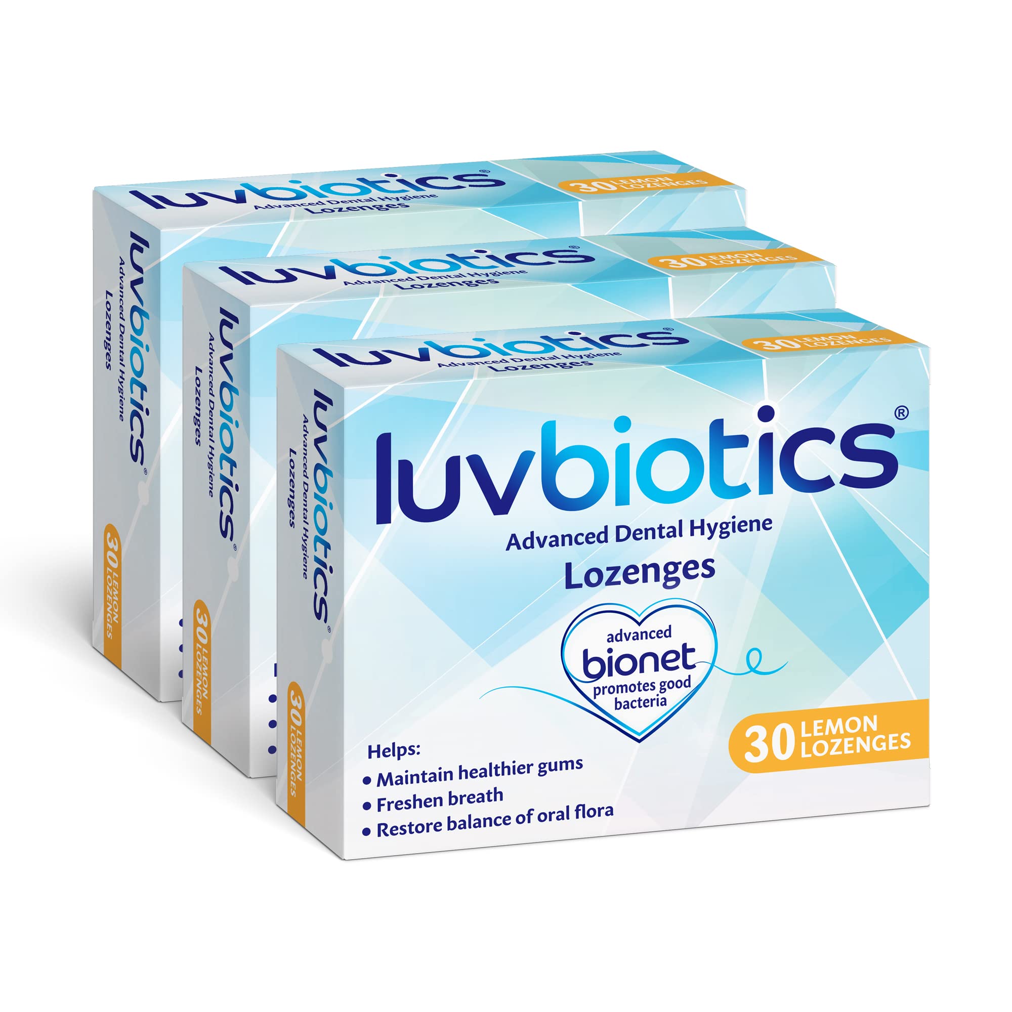 Luvbiotics® Lozenges with Probiotics, Xylitol & Aloe Vera Promotes Good