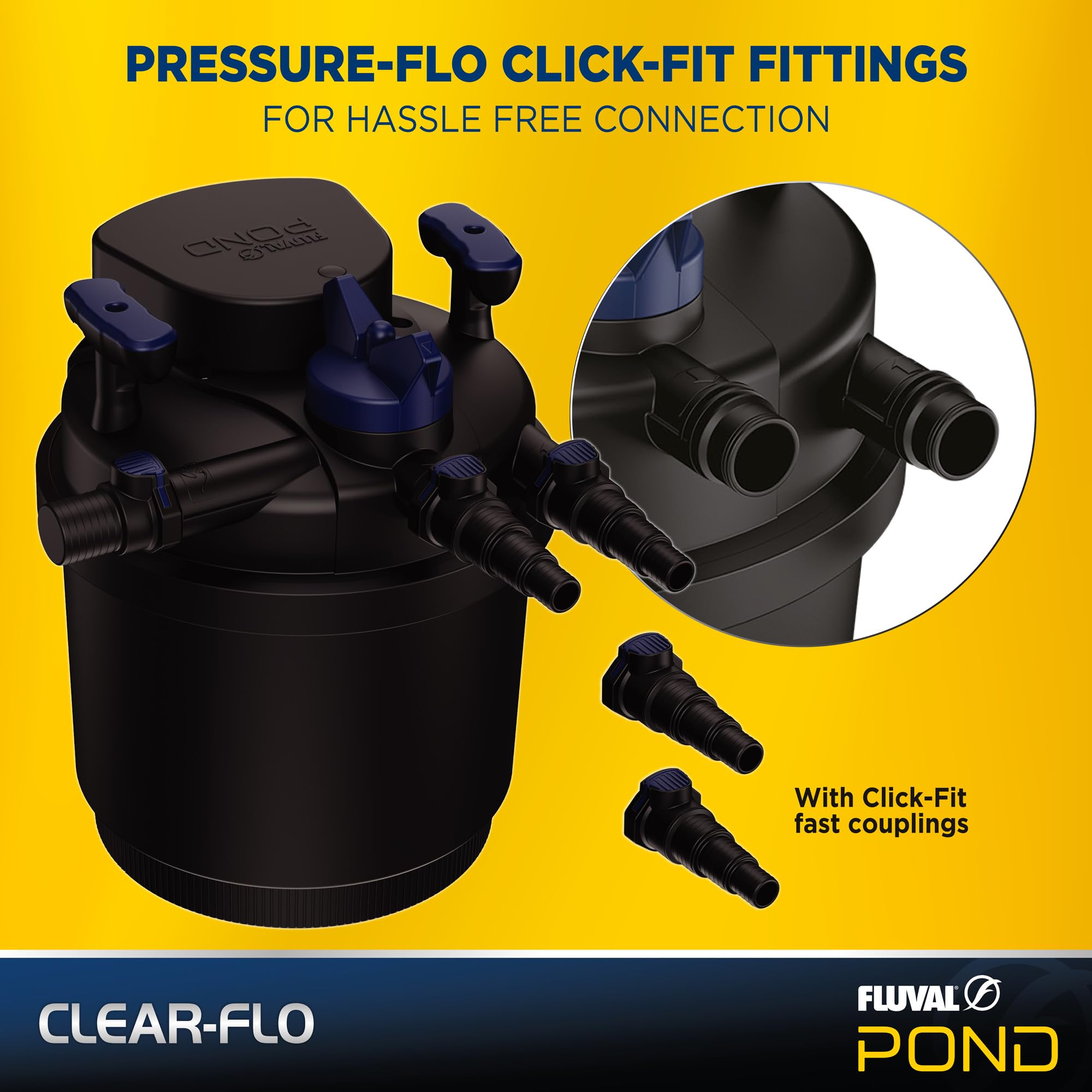 Fluval Clear-Flo Kit de filtre et pompe 5000