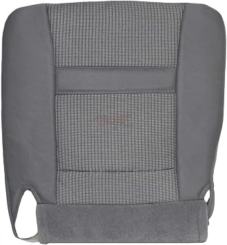 Driver-Side Bottom Cloth Seat Cover Compatible with 20062009 Dodge Ram 2500, 3500, 4500 SLT - Medium Slate Gray