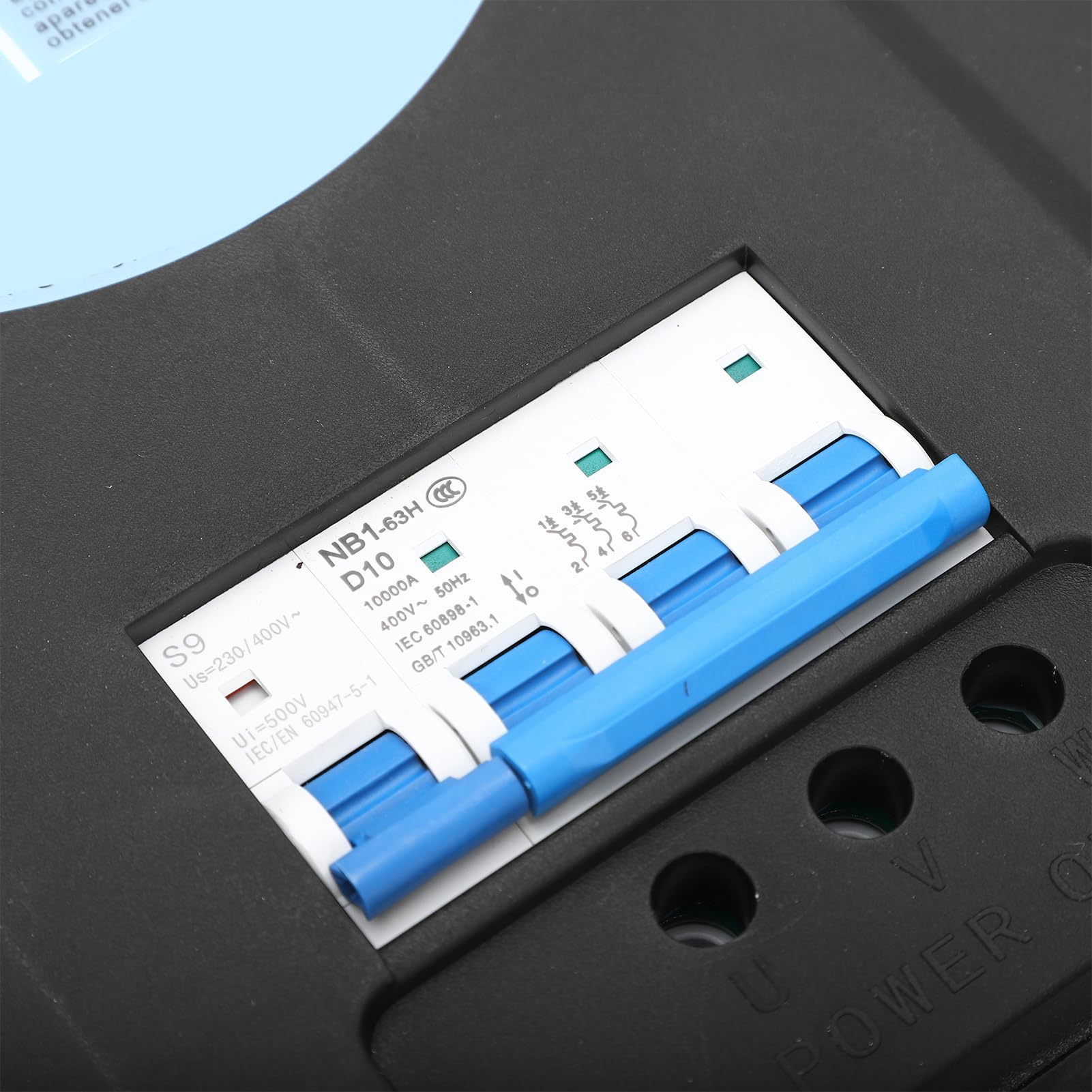 Jeffergarden Convertidor de Fase Monofásico a Trifásico 7A, Rotativo con Detección Automática de Carga y Monitoreo en Tiempo Real, para Máquinas CNC, Compresores de Aire y Equipos de Carga
