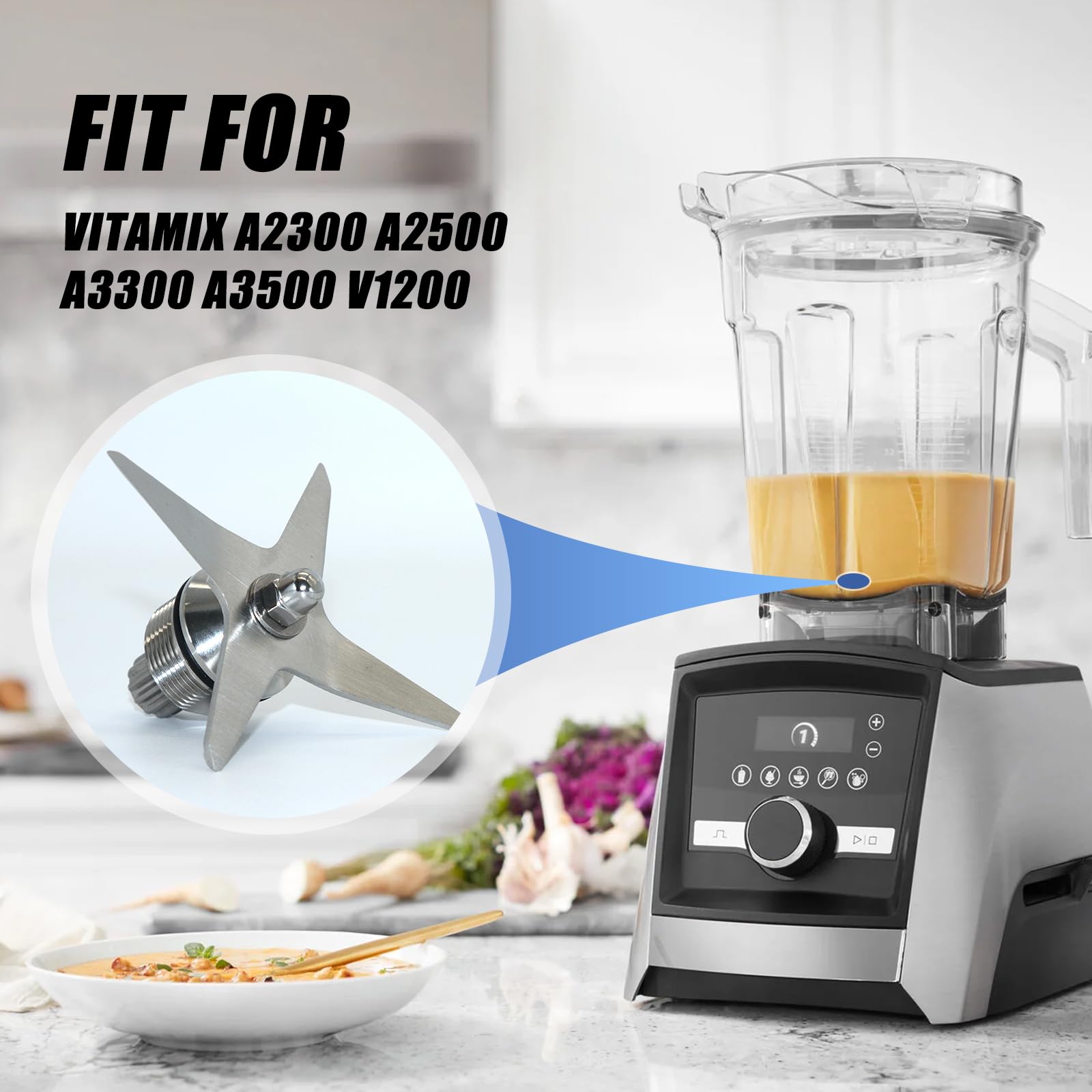 105733 Blender Ascent Blade Replacement Part Fit for Vitamix