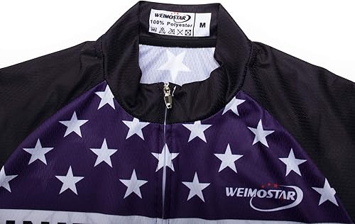 Miniatura 10 de Hombre Ciclismo Jersey Manga Corta Bicicleta Ropa Multicolor Diamante