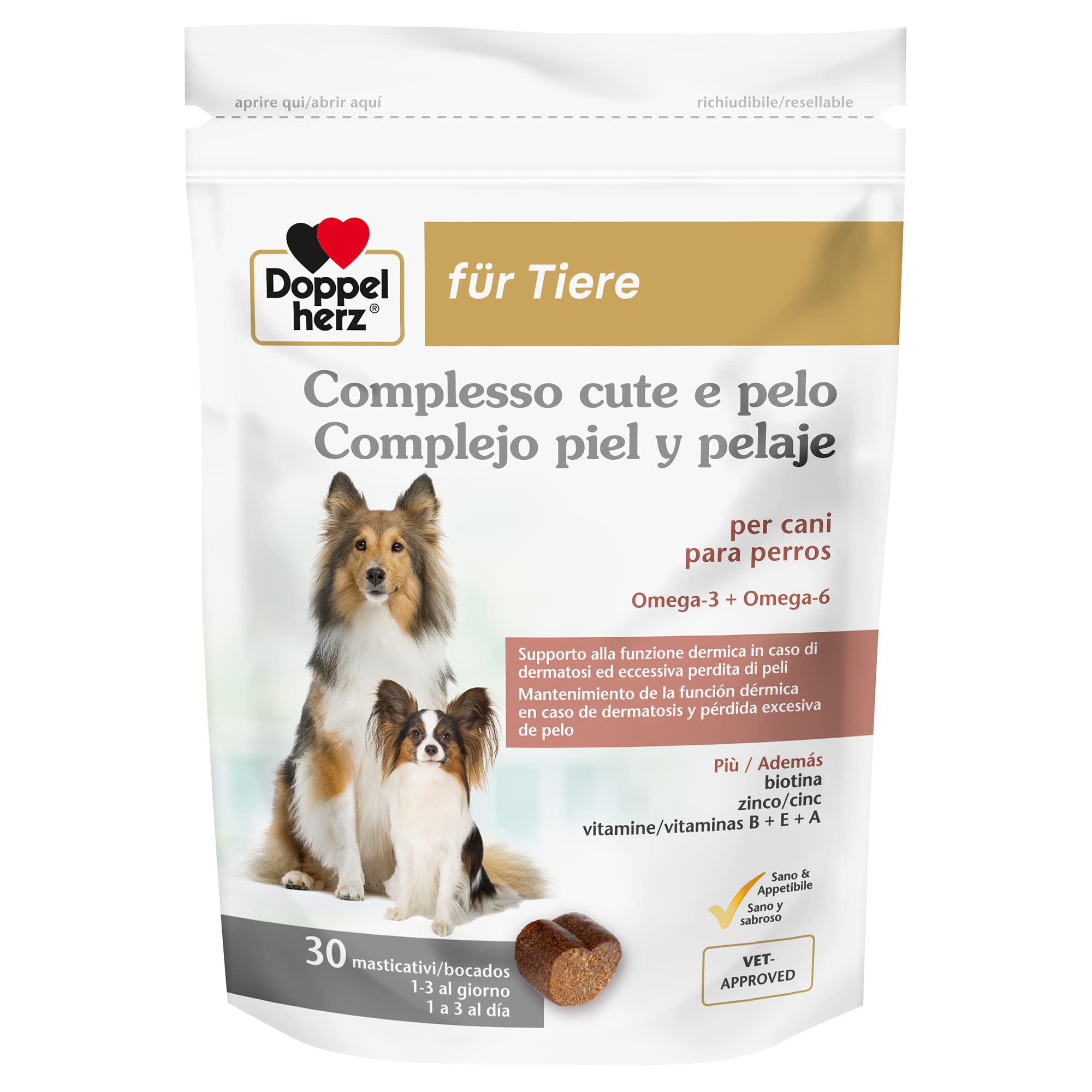Doppelherz Complejo Piel y Pelaje para Perros
