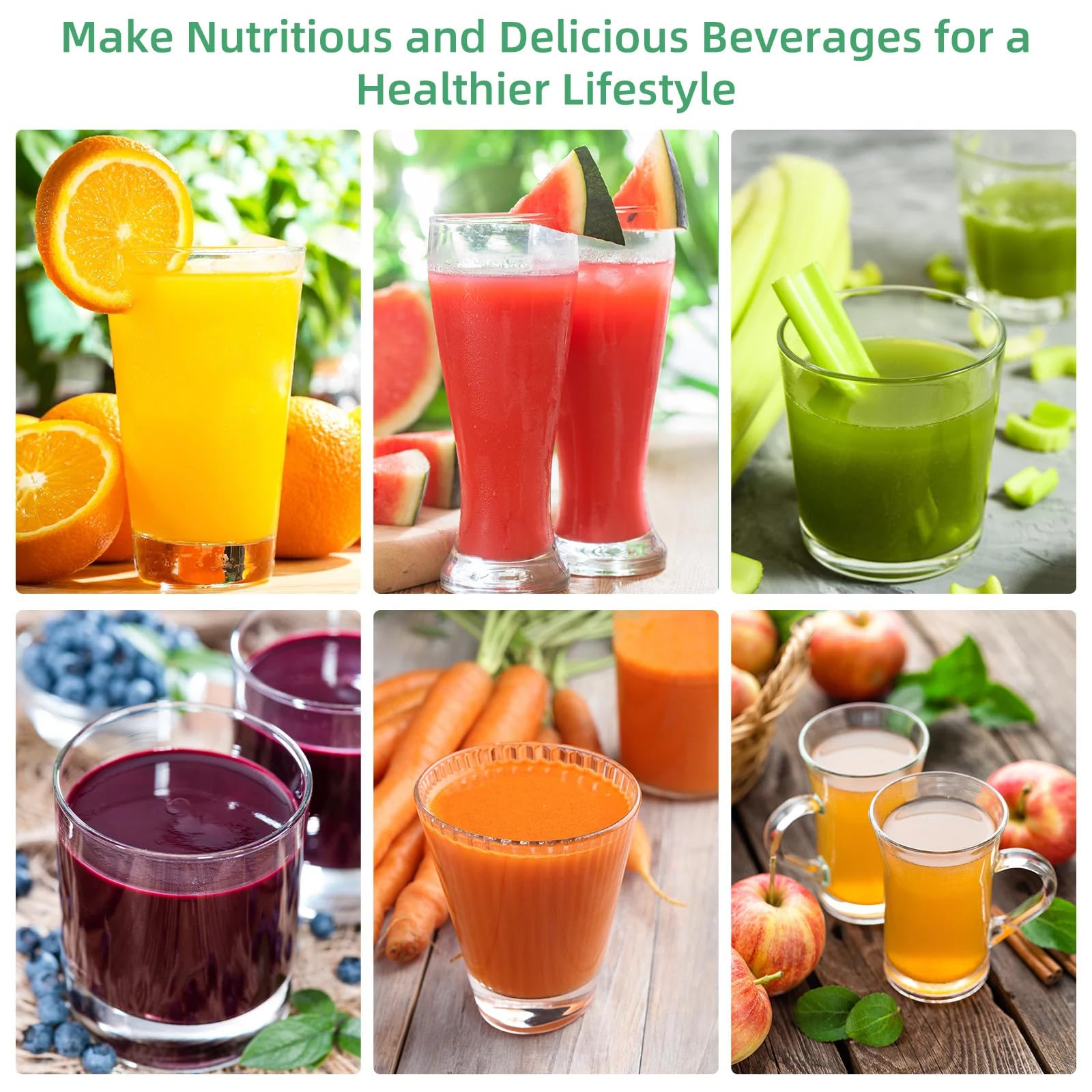 Exprimidor De Prensa En FríO Con Canal De AlimentacióN De 78 Mm, Extractor De Jugo De MasticacióN Lenta De 200 W, 40-65 Rpm, 96% De Alto Rendimiento De Jugo, Motor Silencioso, Sin Bpa