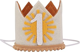 You are My Sunshine Birthday Crown Hat - Little Sunshine Girl First Birthday Hat,Boho Sun Birthday Crown Outfit, Sun Neutral Birthday
