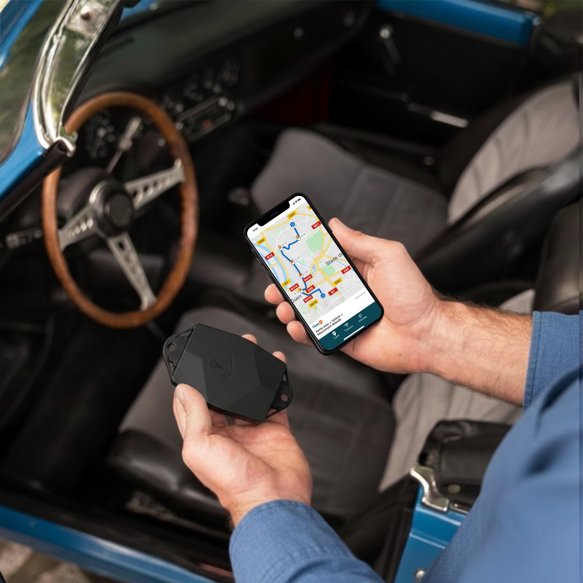 Tracker One GPS-tracker Zonder Simkaart – Oplaadbare 6000 MAh Batterij, Wereldwijd Volgen, Abonnement Nodig (vanaf $6,08/maand)