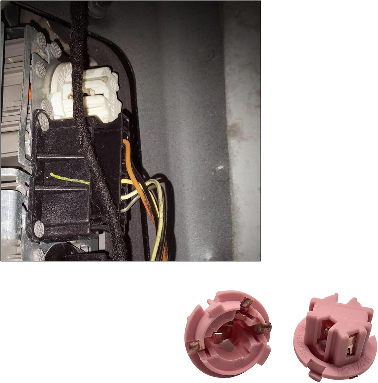 Pair of Car Rear Tail Light Lamp Bulb Socket A2108260082 Compatible with Mercedes-Benz E320 1996-2002 W210 W220 S430 S500 2000-2006