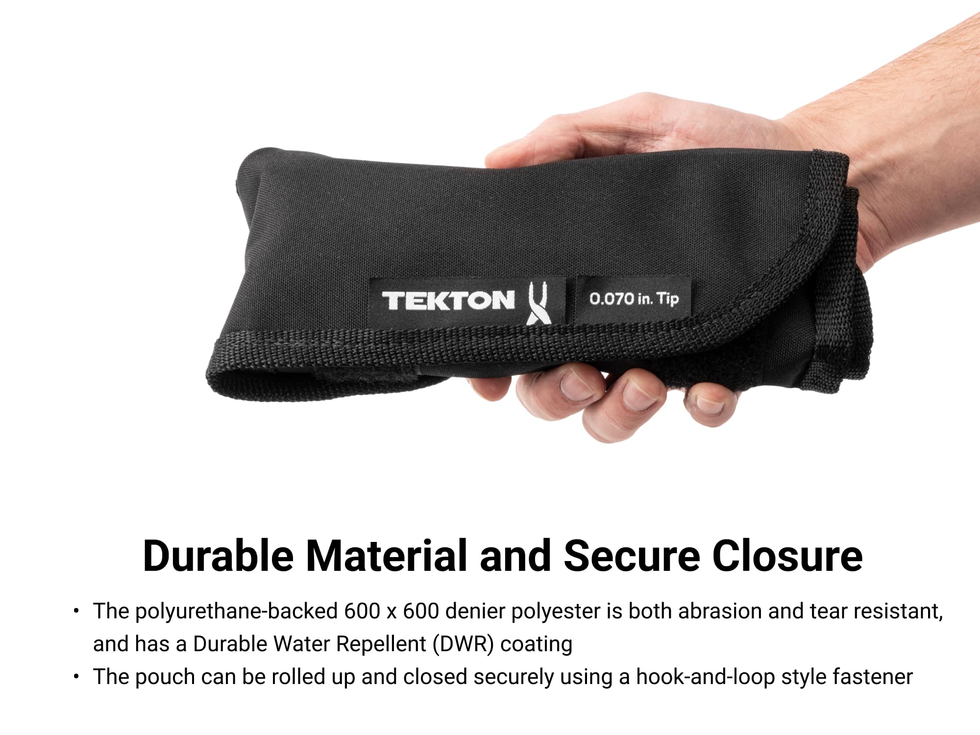 TEKTON PRR91005 - Juego de alicates de anillo de retención interno y externo de 7 pulgadas con bolsa, 4 piezas (puntas de 0.08 pulgadas)
