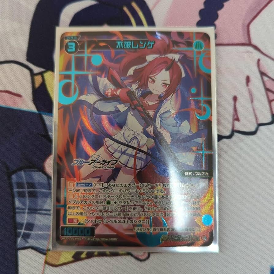 ウィクロス ブルアカ　SSR,UAR,SR,LRのセット ウィクロス ブルアカ パラレル SLR サオリ - メルカリ