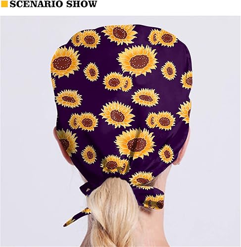 Miniatura 6 de JoyLamoria Gorra estampada novedosa con banda para el sudor, para mujeres y hombres, ajustable, con lazo en la espalda, para paiting