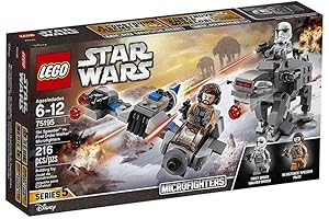 LEGO Star Wars The Last Jedi: Ski Speeder vs. First Order Walker Microfighters