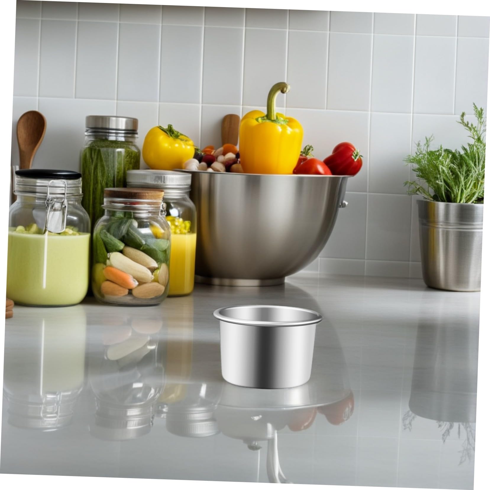 VICASKY 20 Stück Teiliges Runde Kuchenformen aus Aluminiumlegierung mit Abnehmbarem Boden Kleine Backformen für Dichte Kuchen Käsekuchen Mousse und Chiffon Hitzebeständig für Hobby und