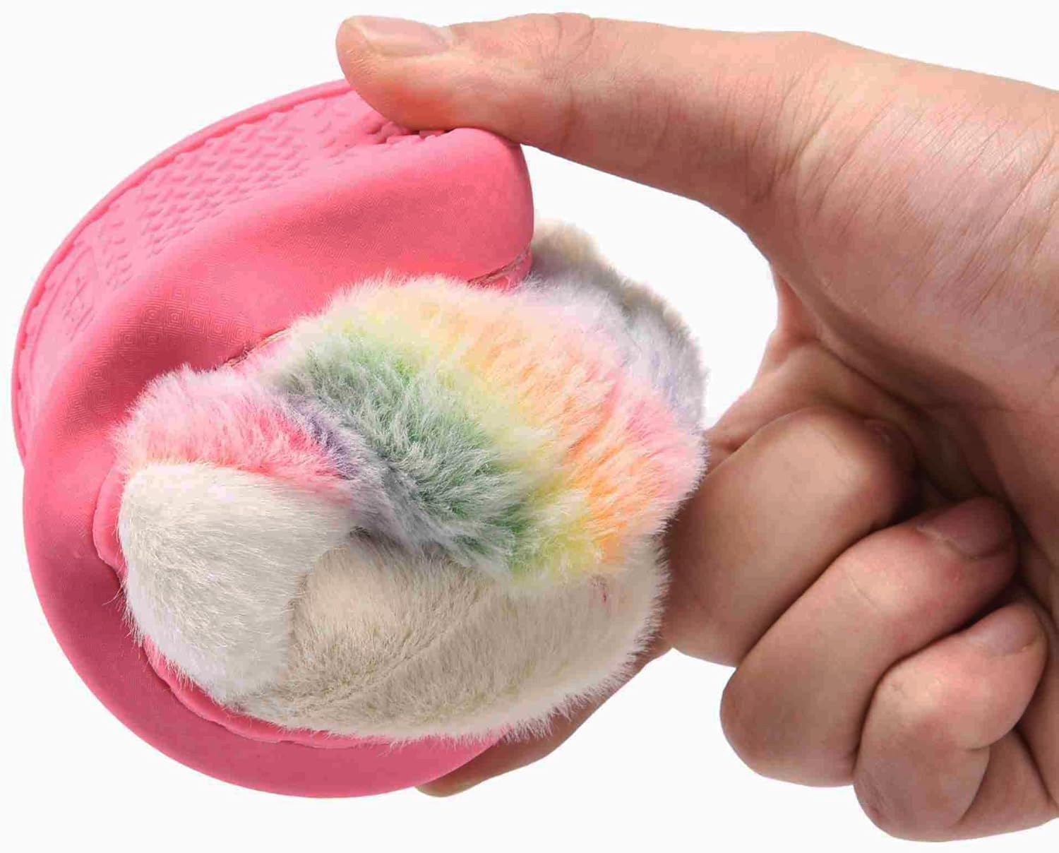 Ainikas Girls Plush House Slippers Toddler Kids Fuzzy Slippers - Image 3