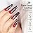YTD Likomey Color Changing Gel Nail Polish,15ml Red To Dark Cherry Red Glitter Mood Temperature Change Colors Fall Winter Thermal Ombre Manicure Shimmer UV Varnish,HEMA Free TPO Free,WB504