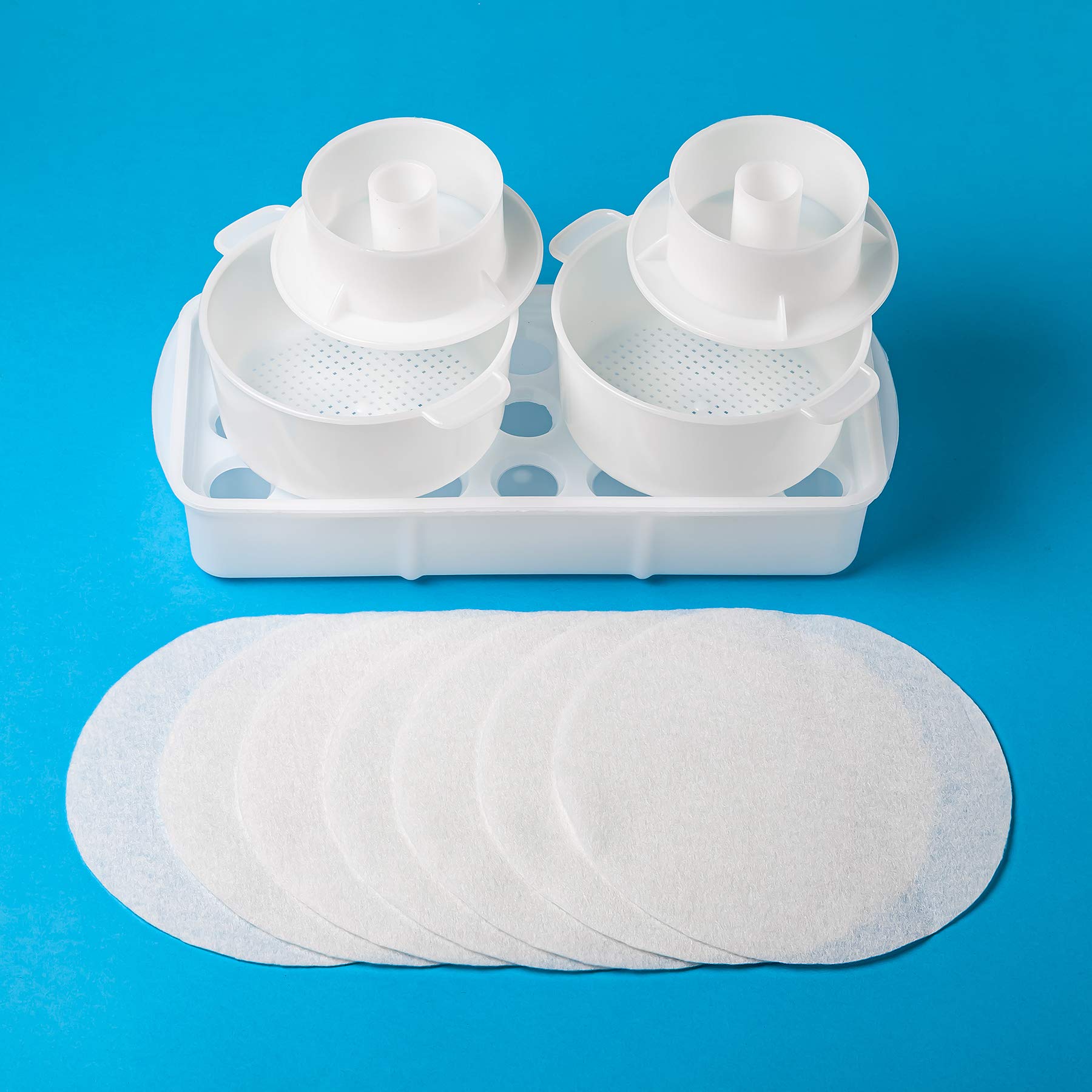 Buy Cheese mold 1kg+1piece whey container+7 milk filters Original