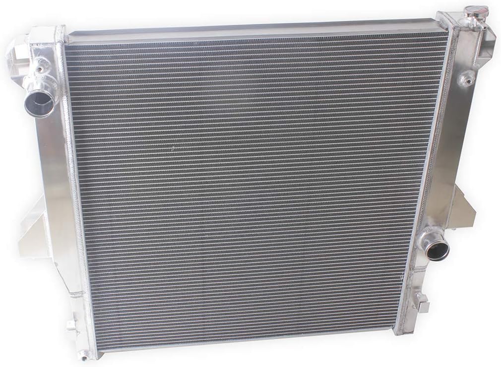 OHOB-Cool 3 Row Aluminum Radiator for Dodge Ram 2500 3500 4000 5.9L 6.7L L6 Diesel 2003-2009 04 05 06 07 08
